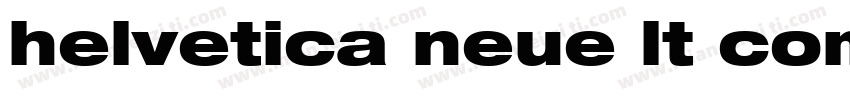 helvetica neue lt com 95 black字体转换
